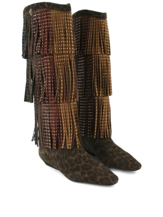 Kurt Geiger Shoes - KURT GEIGER LONDON
WESTERN FRINGE PULL ON BOOT BNWOB
